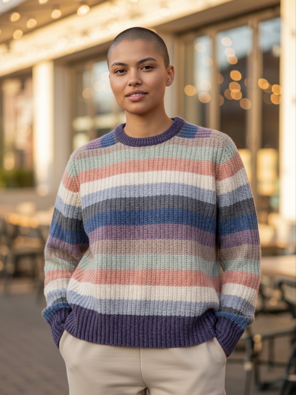 SADDLES vintage 100% shetland sweater